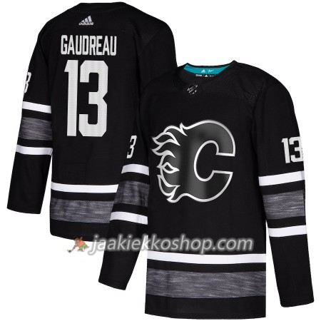 Miehille NHL Calgary Flames Pelipaita Johnny Gaudreau 13 Musta 2019 All-Star Adidas Authentic
